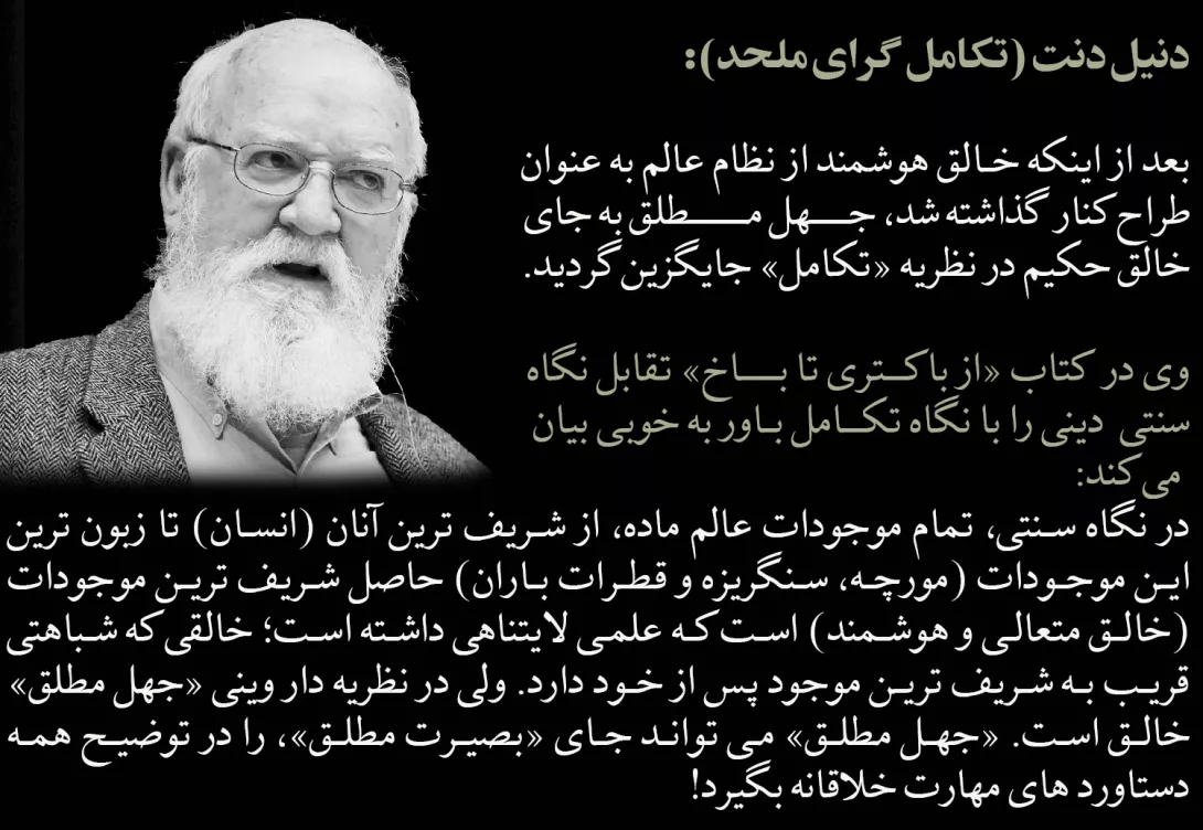 جهل مطلق بجای خالق حکیم